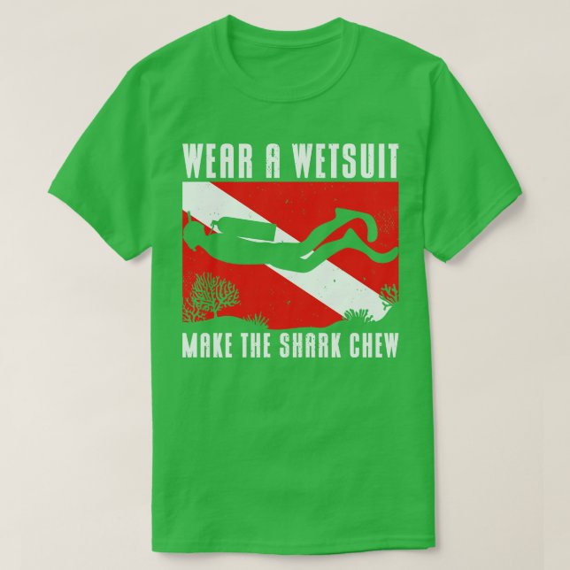 Camiseta Scuba Diver (Frente do Design)