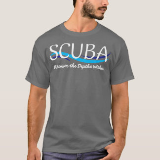 Camiseta Scuba Diver Descubra as profundezas do amante do D