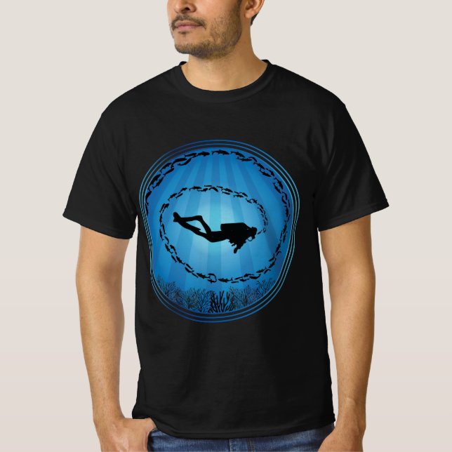 Camiseta Scuba Diver Surarredondado (Frente)