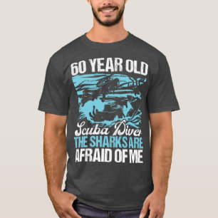 Camiseta Scuba Diving 60º Aniversário Diver Scuba 60 Anos