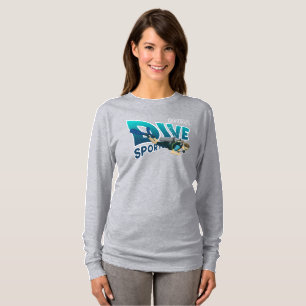 Camiseta Scuba Diving Capa longa feminina