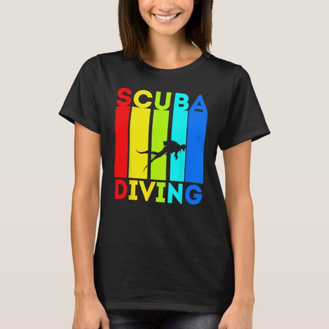 Camiseta Scuba Diving Design Dive Scuba Diver (Frente)