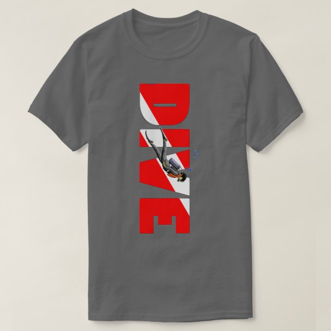Camiseta Scuba Diving DIVE 2 (Frente do Design)