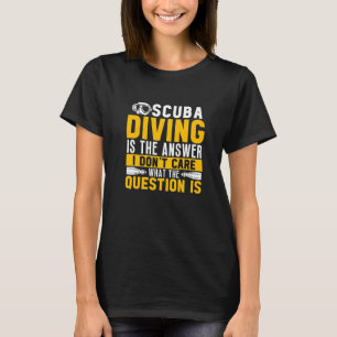 Camiseta Scuba Diving É O Mergulhador Scuba