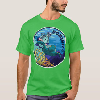 Camiseta Scuba Diving Em Dominica
