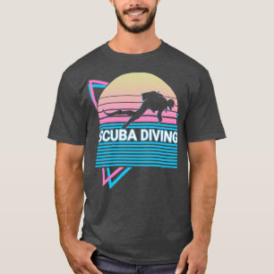 Camiseta Scuba Diving Scuba Diver Retro
