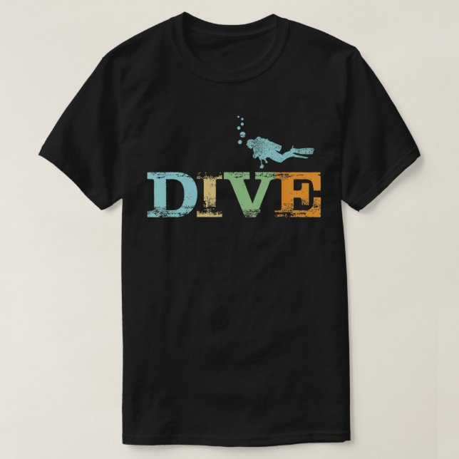 Camiseta Scuba Diving T Engraçado Dive Dons Presente (Frente do Design)
