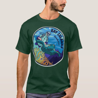 Camiseta Scuba Divino Nas Ilhas Bay, Honduras
