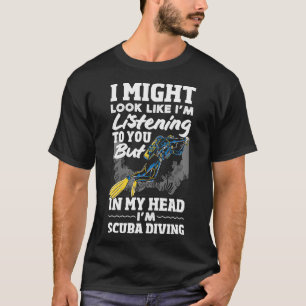 Camiseta Scuba Merge Oceano Nadador Lover Submarino Diver