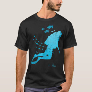 Camiseta Scuba Merge Submarino Oceano Lover Scuba Diver