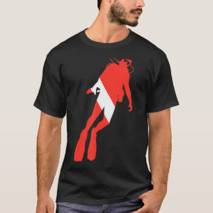 Camiseta Scuba Merging Costume Scuba Diver Snorkeling