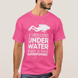 Camiseta Scuba Merging I Respira Sob Água