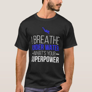 Camiseta Scuba Merging I Respira Sob Água