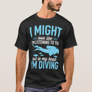 Camiseta Scuba Merging Men Women Ocean Divers Dive Diving
