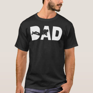 Camiseta Scuba Merging Pai Diver Padre
