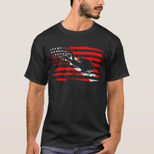 Camiseta Scuba Merging Patriotic American Flag Vintage Scub