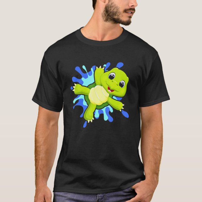 Camiseta Scuba Merging Turtle Diver Ocean 1 (Frente)