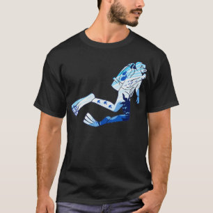 Camiseta Scuba Mergulhando Sob Água Snorkeling Ocean Life S