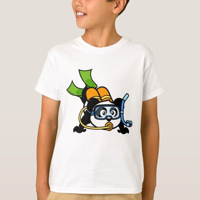 Camiseta Scuba Panda (Frente)