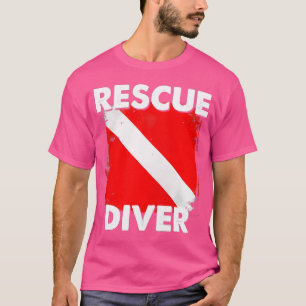 Camiseta Scuba Rescuba Diver Instrutores Estudantes Divemas