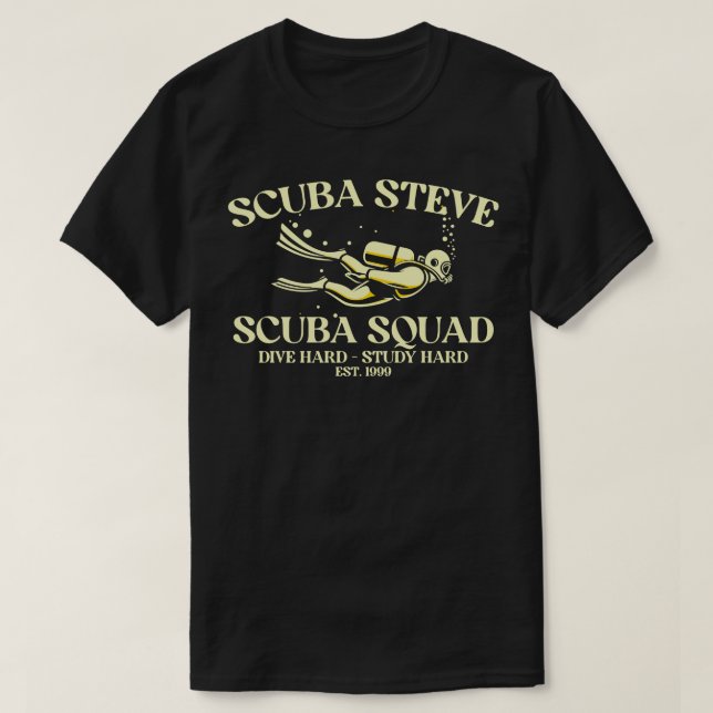 Camiseta Scuba Steve 2 (Frente do Design)