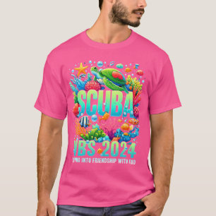 Camiseta Scuba Vbs 2024 Vacation Bíblia School Merging Em F