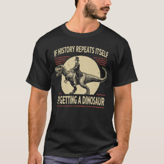 Camiseta Se a História Se Repete Eu Estou Conseguindo Um Am