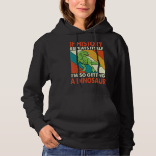 Camiseta Se a História se repetir, estou ganhando um dinosa