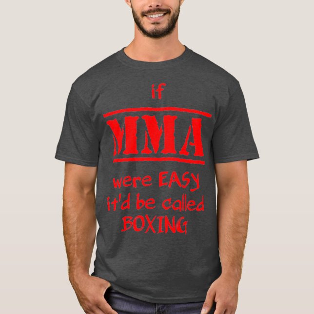Camiseta se a MMA fosse FÁCIL (Frente)