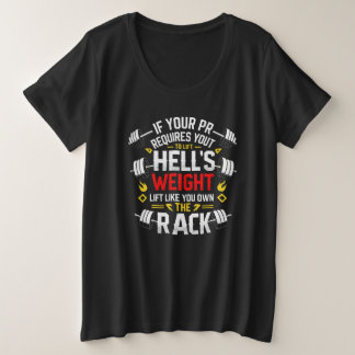 Camiseta Se a sua citação de motivação pré-ginástica com te