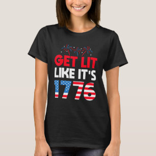 Camiseta Se afaste como se fosse 1776 Independência 4 de ju