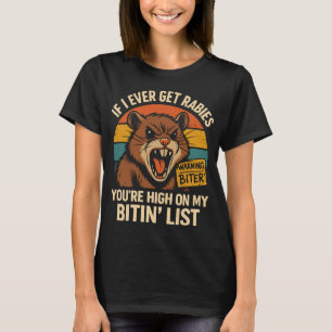 Camiseta Se Alguma Vez Eu Tiver Raiva - Engraçada Irmã Ador