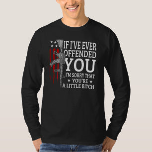 Camiseta Se Alguma Vez Te Ofendi Eu Sinto Muito Design De V
