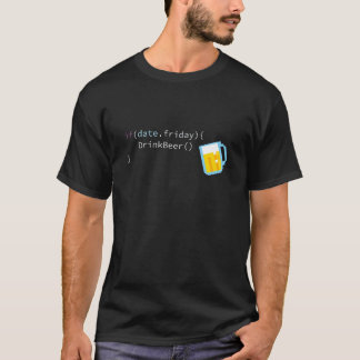 Camiseta Se Beber cerveja sexta-feira
