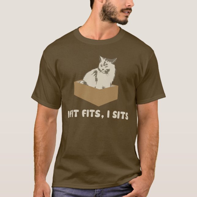 Camiseta Se cabe, I senta o gato (Frente)