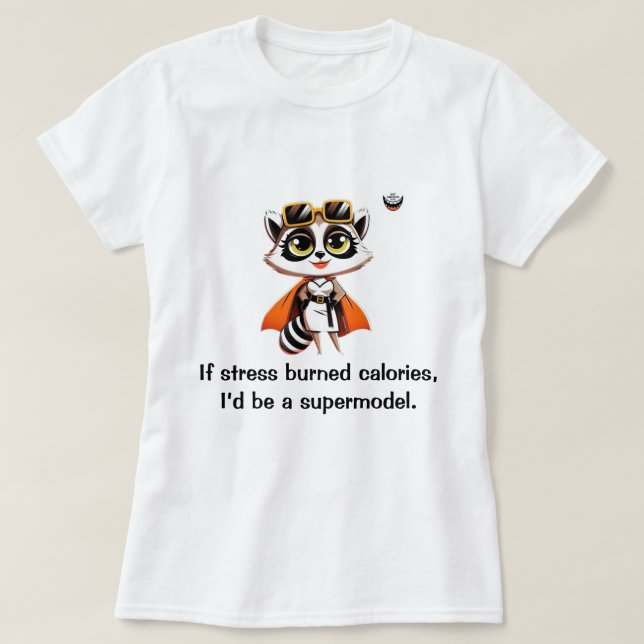 Camiseta Se calorias queimadas (Frente do Design)