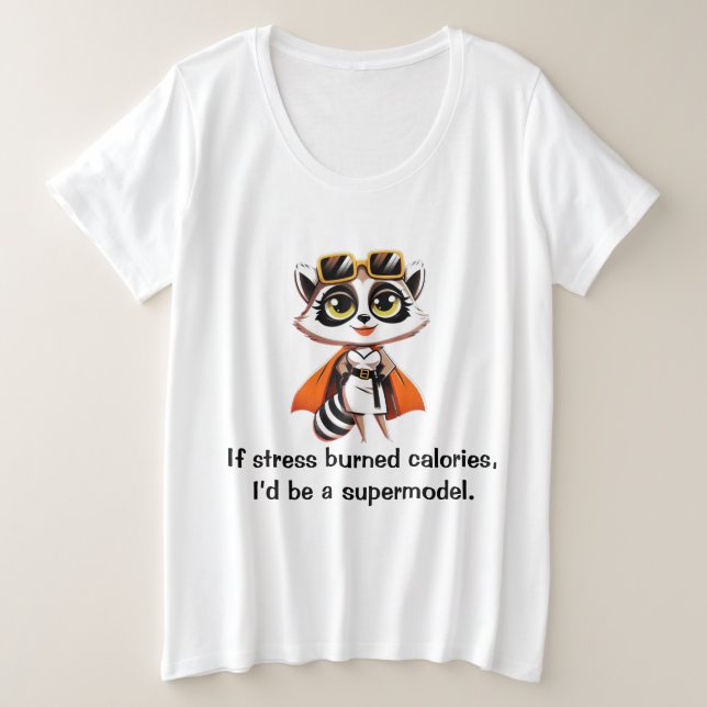 Camiseta Se calorias queimadas (Frente do Design)