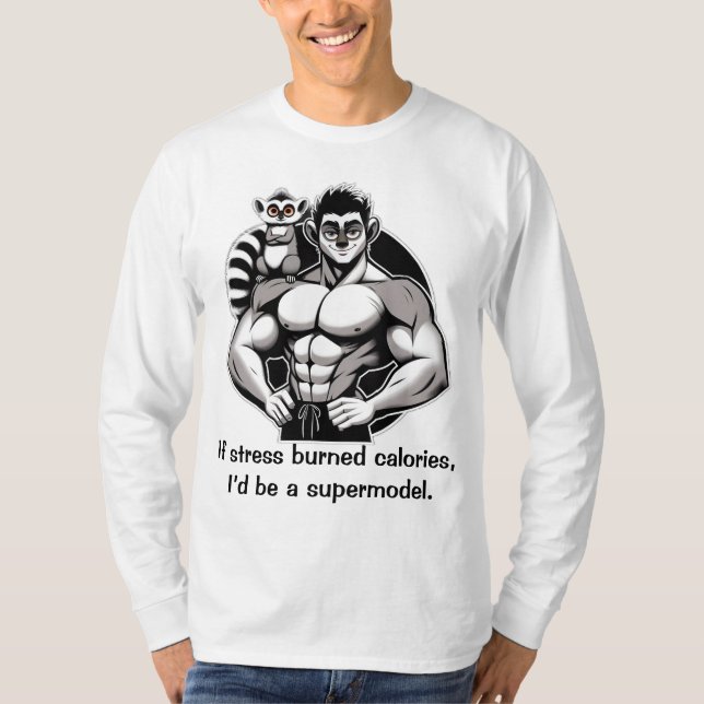 Camiseta Se calorias queimadas (Frente)