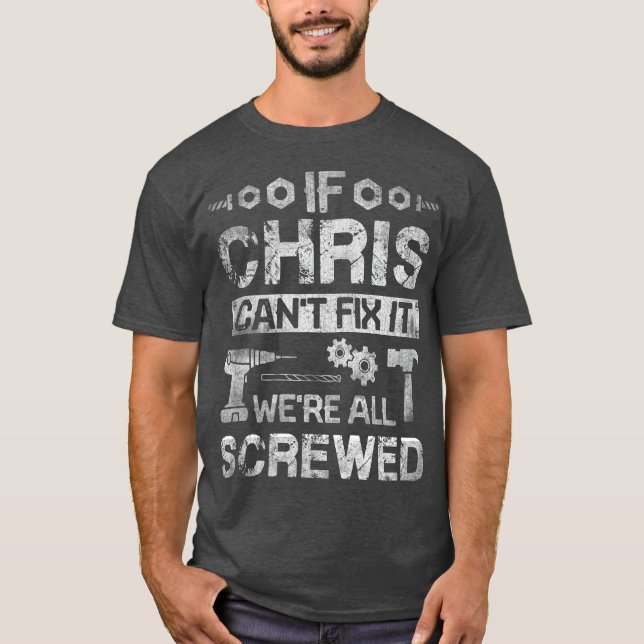 Camiseta Se CHRIS Não Consegue Corrigi-Lo, Estavam Todos En (Frente)