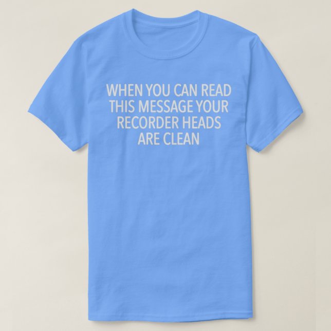Camiseta Se Consegue Ler Esta Tela MessageVHS (Frente do Design)