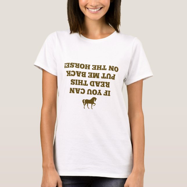 Camiseta Se Consegue Ler Isto (Frente)