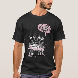 Camiseta Se Crabby, Volte Para Praia