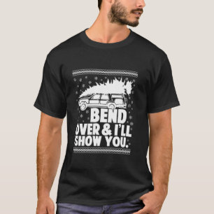 Camiseta Se Curve E Te Mostrarei Feliz Natal T