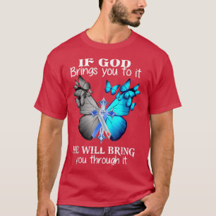 Camiseta Se Deus te levar a isso, ele te trará