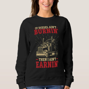 Camiseta Se Diesel Aint Burnin Big Rig Semirreboque Caminhã