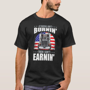 Camiseta Se Diesel Burnin Então Eu Ganho Us American Fl