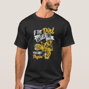 Camiseta Se Dirt Aint Voar Você Não Tenta Motocross Endu