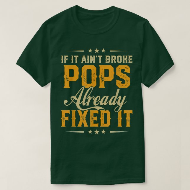 Camiseta Se Ele Já Partiu Pop, É Engraçado Pai.  (Frente do Design)