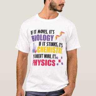Camiseta Se ele se mexer é biologia