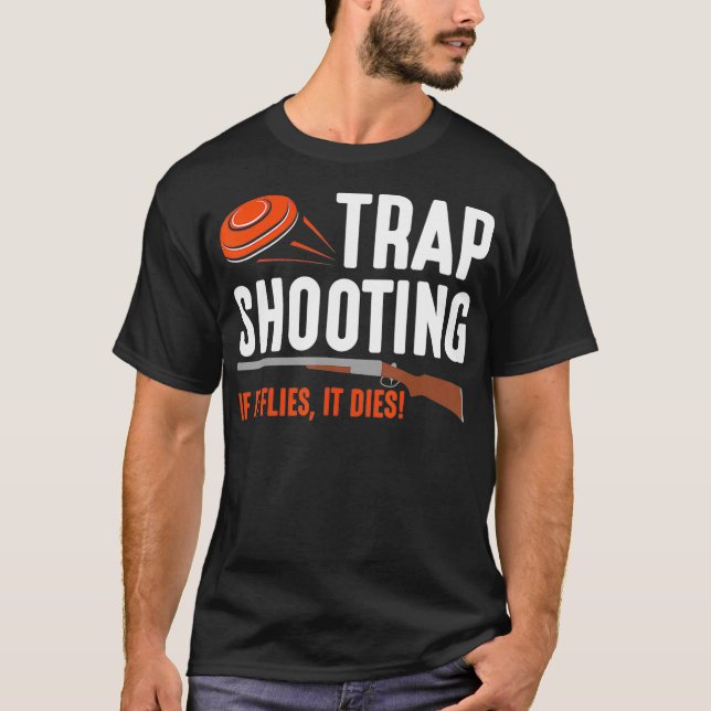 Camiseta Se Ele Voar, Ele Morre Com A Armadilha De Pombo (Frente)